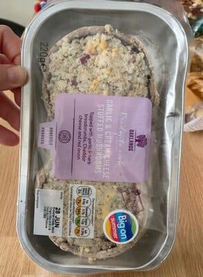 Garlic & Cream Cheese Stuffed Mushrooms