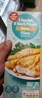 Sea Salt and Black Pepper Basa Fillet