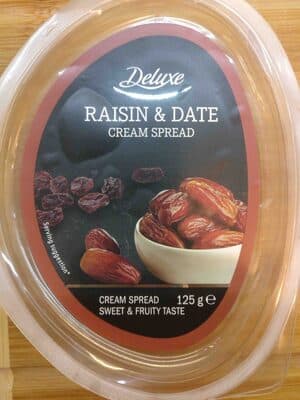 Raisin & Date Cream Spread