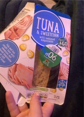 aldi sandwich tuna mayo sweetcorn