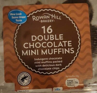 Double Chocolate Mini Muffins