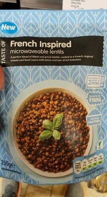 French inspired lentils