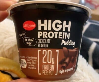 chocolate flavour High protein pudding