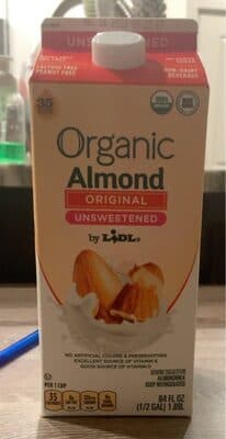 Organic Unsweetened Almond Milk