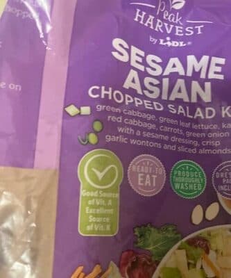 Sesame Asian chopped salad kit