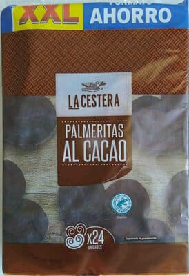 La cesteria, palmeritas al cacao