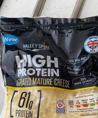 High Protein Grated Mature cheese