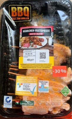 Hahnchen filetspiesse