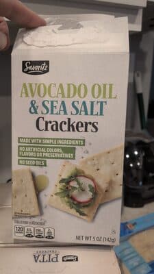 Avocado Oil & Sea Salt Crackers
