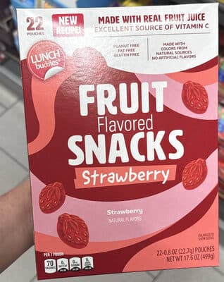 Fruit Flavored Snacks Strawberry
