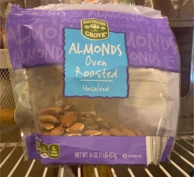 Almonds Oven Roasted Unsalted