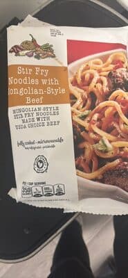 Stir Fry Noodles with Mongolian-Style Beef