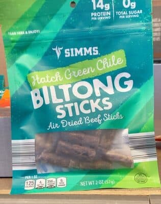 Hach Green Chile Biltong Sticks