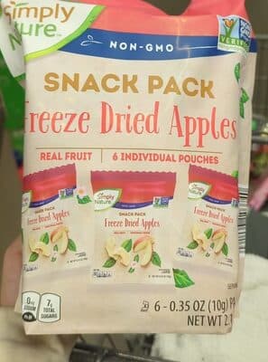Freeze dried apples