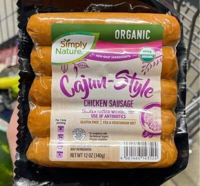 Cajun Style Chicken Sausage