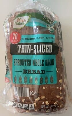 Thin-Sliced Sprouted Whole Grain Bread