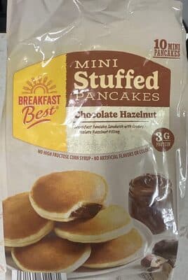 Mini Stuffed Pancakes Chocolate Hazelnut