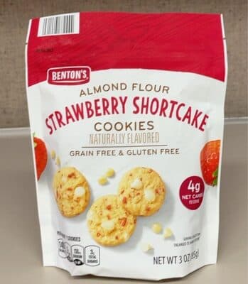 Almond Flour Strawberry Shortcake Cookies