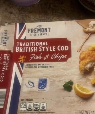 Traditional British Style Fish & Chips