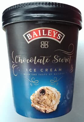 Dairy Ice Cream with Chocolate Flavour and Bourbon Vanilla Flavoured Dairy Ice Cream with Chocolate Sauce