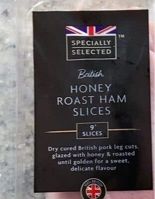 Honey roast ham slices