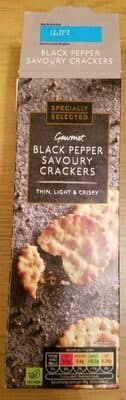 Black Pepper Savoury Crackers