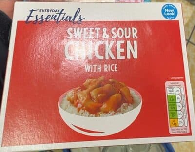 Sweet & Sour Chicken With Rice