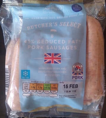 45% Reduced Fat Pork Sausages