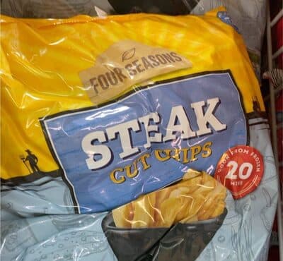 Steak cut chips