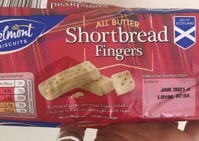 Shortbread fingers