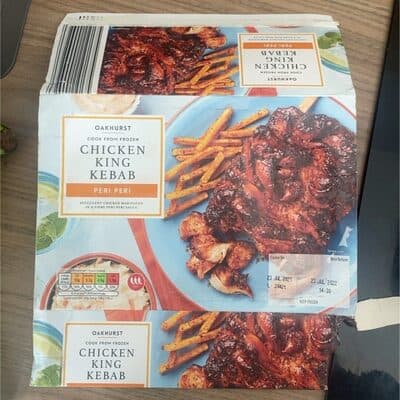 Peri peri chicken king kebab
