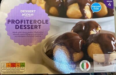 Profiterole dessert