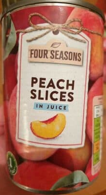 Peach slices in juice