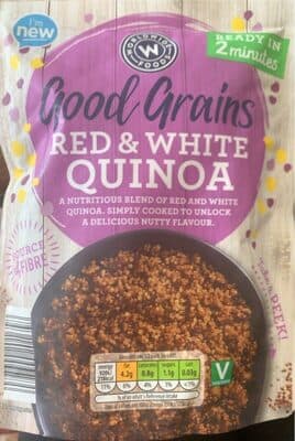 Red and white quinoa