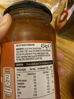Fine cut marmalade