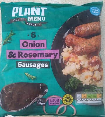 Onion & Rosemary Sausages
