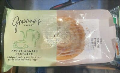 Apple danish pastries
