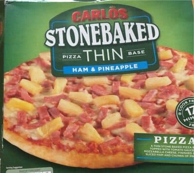 Stonebaked pizza