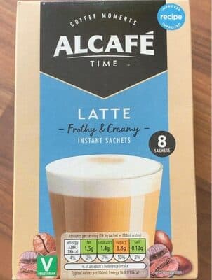 Latte frothy & cream