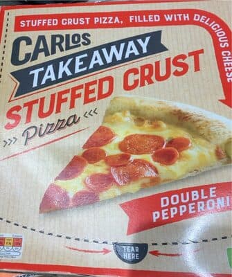 Carlos takeaway double pepperoni