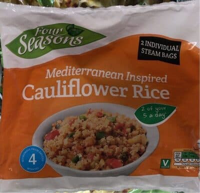 Mediterranean Inspired Cauliflower rice