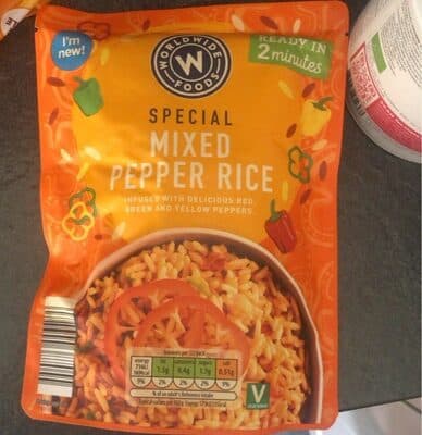 Special mixed pepper rice