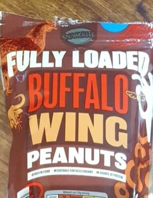 Fully loaded buffalo wing peanuts