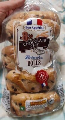 Chocolate Chip Brioche Rolls