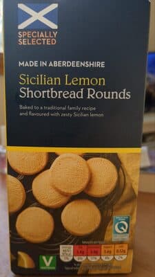 Sicilian Lemon Shortbread Rounds