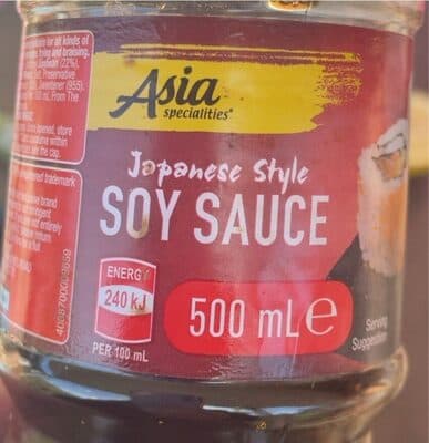 Asia soy sauce