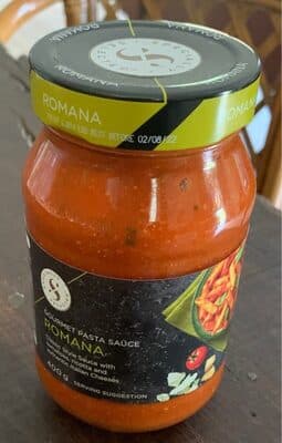 Gourmet pasta sauce romana