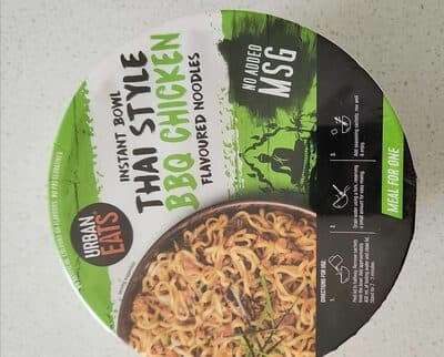 Instant bowl Thai Style BBQ Chicken flavoured noodles