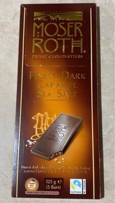 Moser roth Finest Dark Caramel Sea Salt