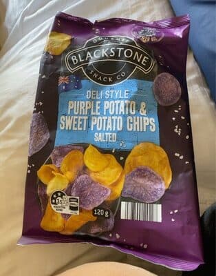 purple potato & sweet potato chips